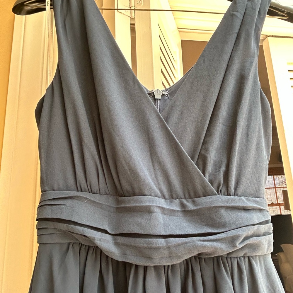 Lulus Thoughts of Hue Navy Blue Maxi Dress XS NWT Bridesmaid Formal Wedding - Picture 8 of 10